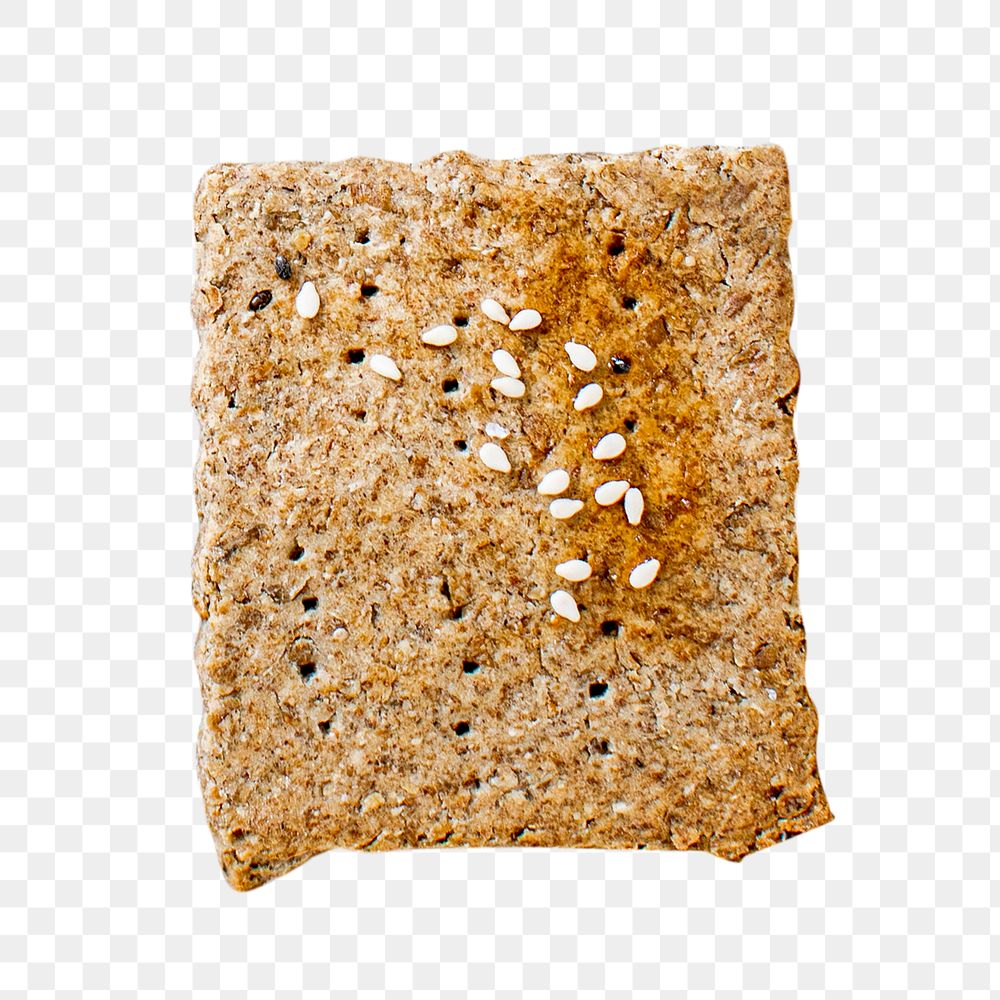 Crispy crackers png, food element, transparent background