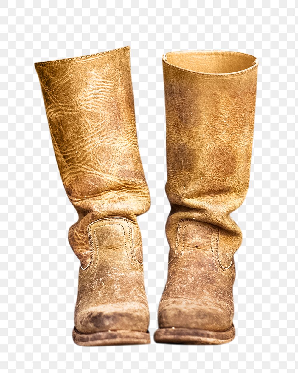 Cowboy gear. A bunch of cowboy equipment on a wooden background.