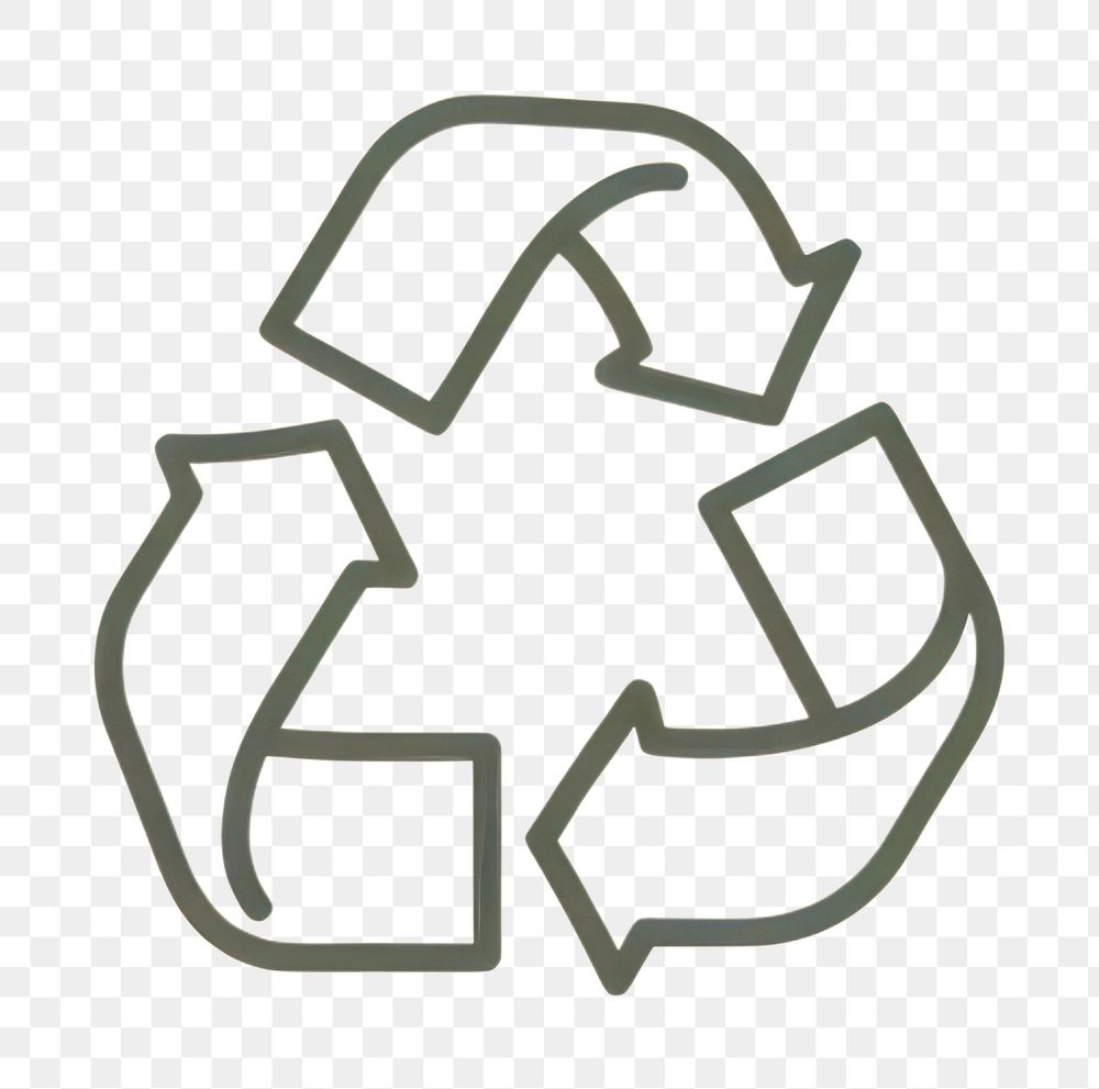 PNG Recycle line logo circle. AI generated Image by rawpixel.