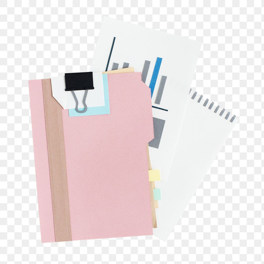 Business folder png sticker, transparent background