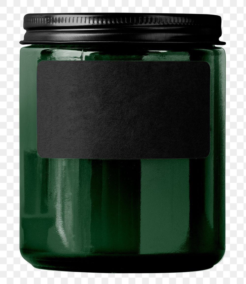 Candle jar png sticker, transparent background