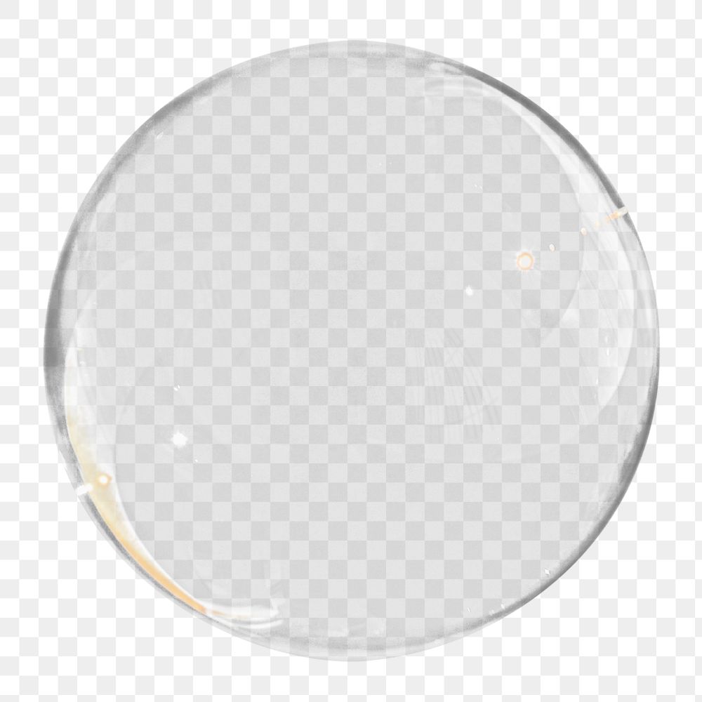 Bubble png sticker, transparent background