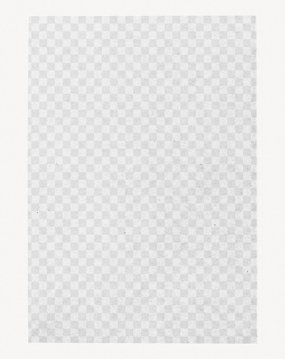 Paper poster png mockup, transparent design 