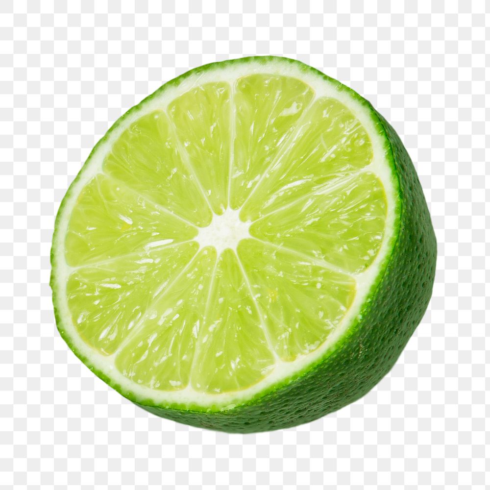 Lime fruit png sticker, transparent background