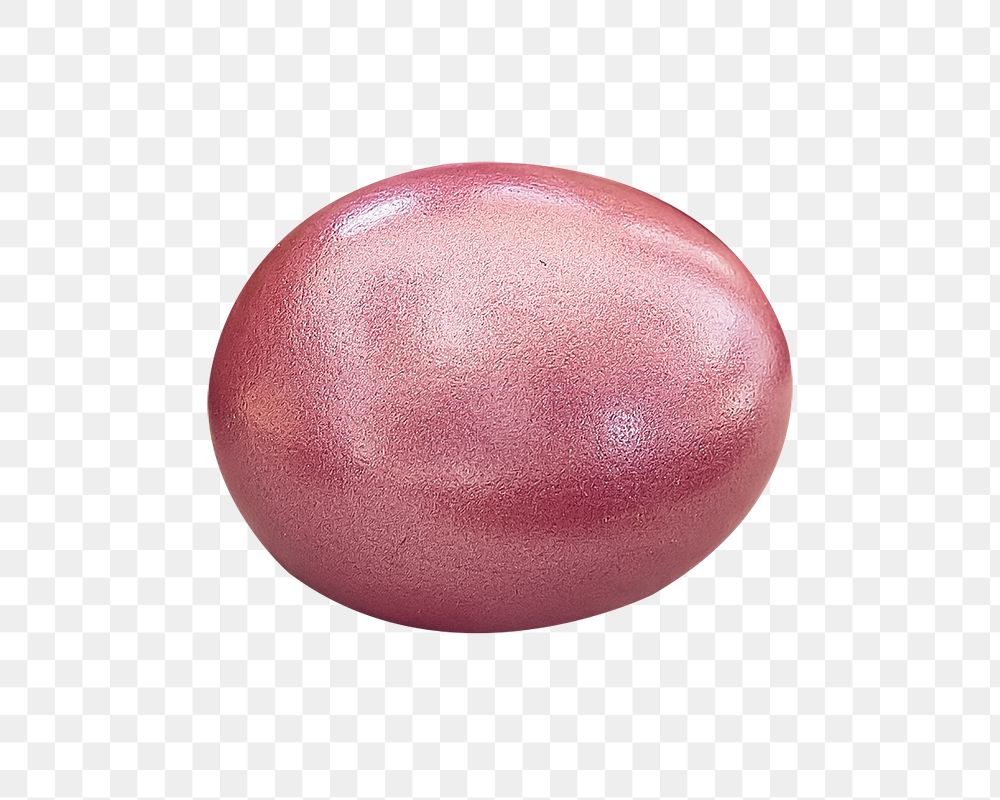 Pink Easter egg png sticker, transparent background