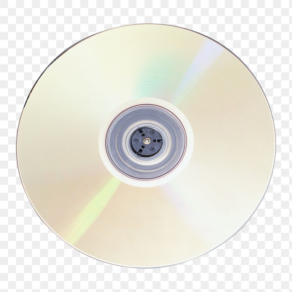 Blank CD png, transparent background