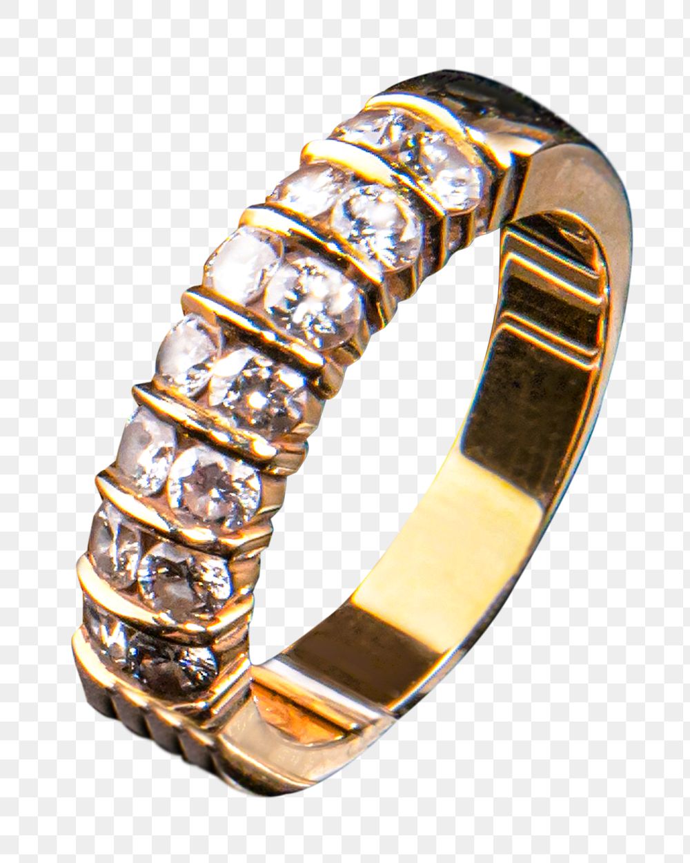 Gold ring png, transparent background