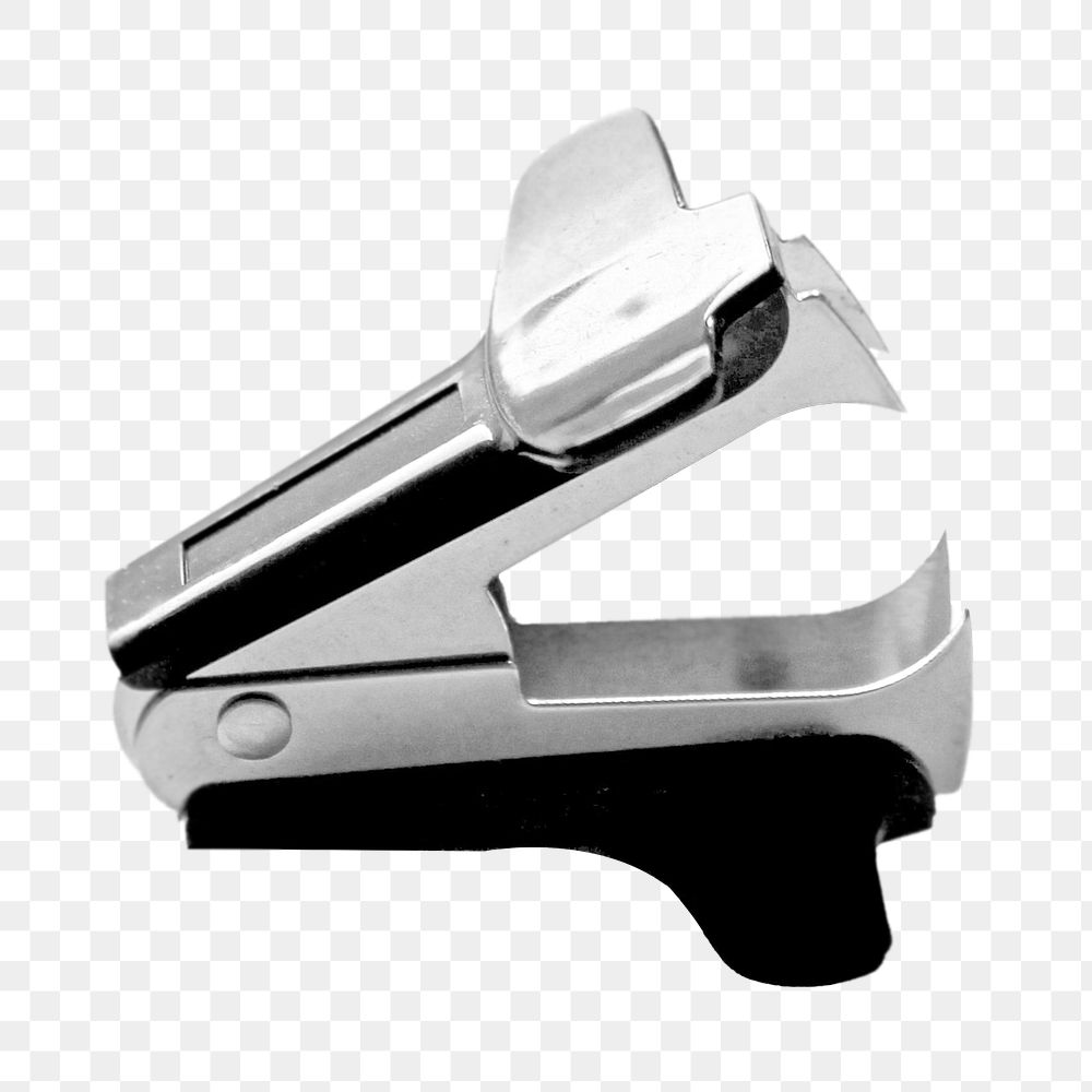 Staple remover png, isolated object, transparent background