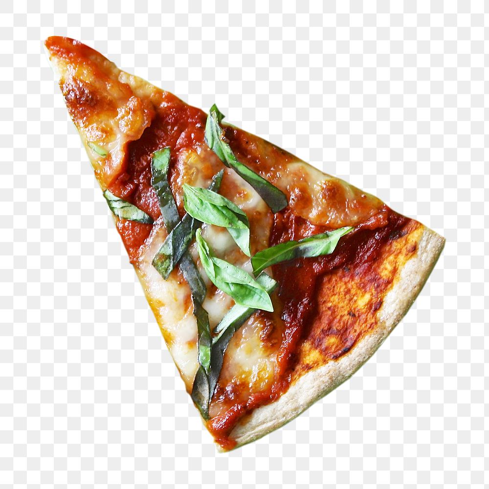 Pizza png collage element, transparent background