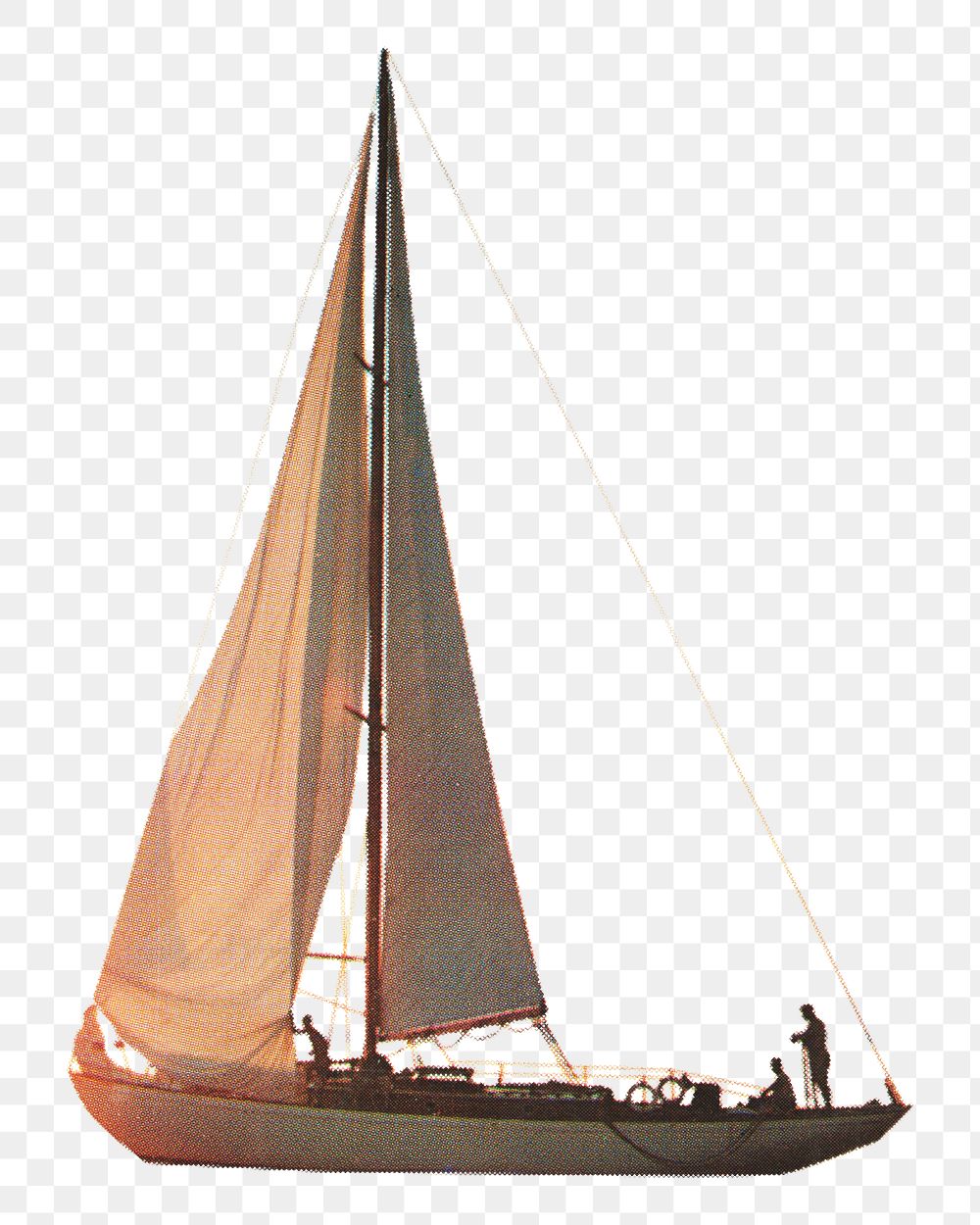 Sailboat png, vehicle image, transparent background. Remixed by rawpixel.