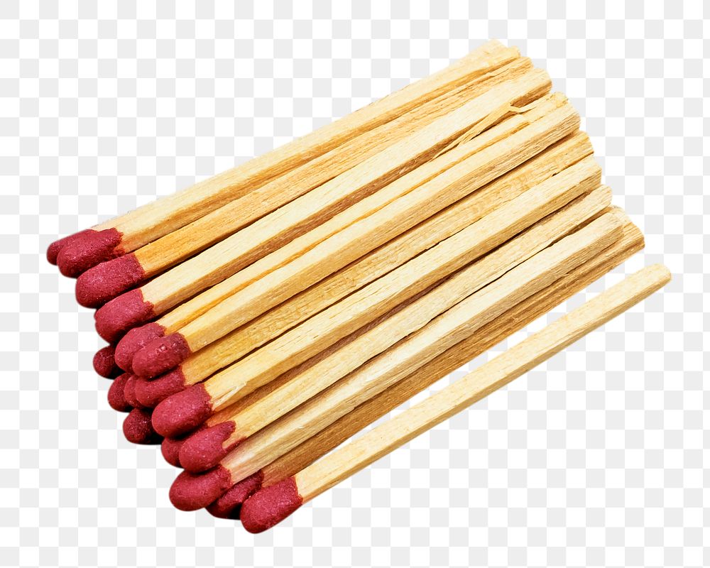 Png matches, isolated image, transparent background