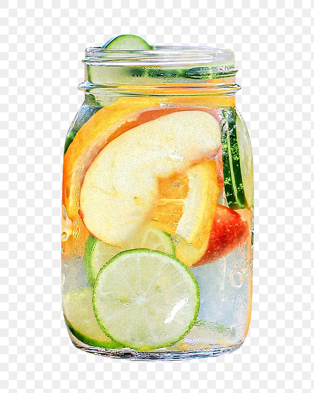 Infused water png, transparent background