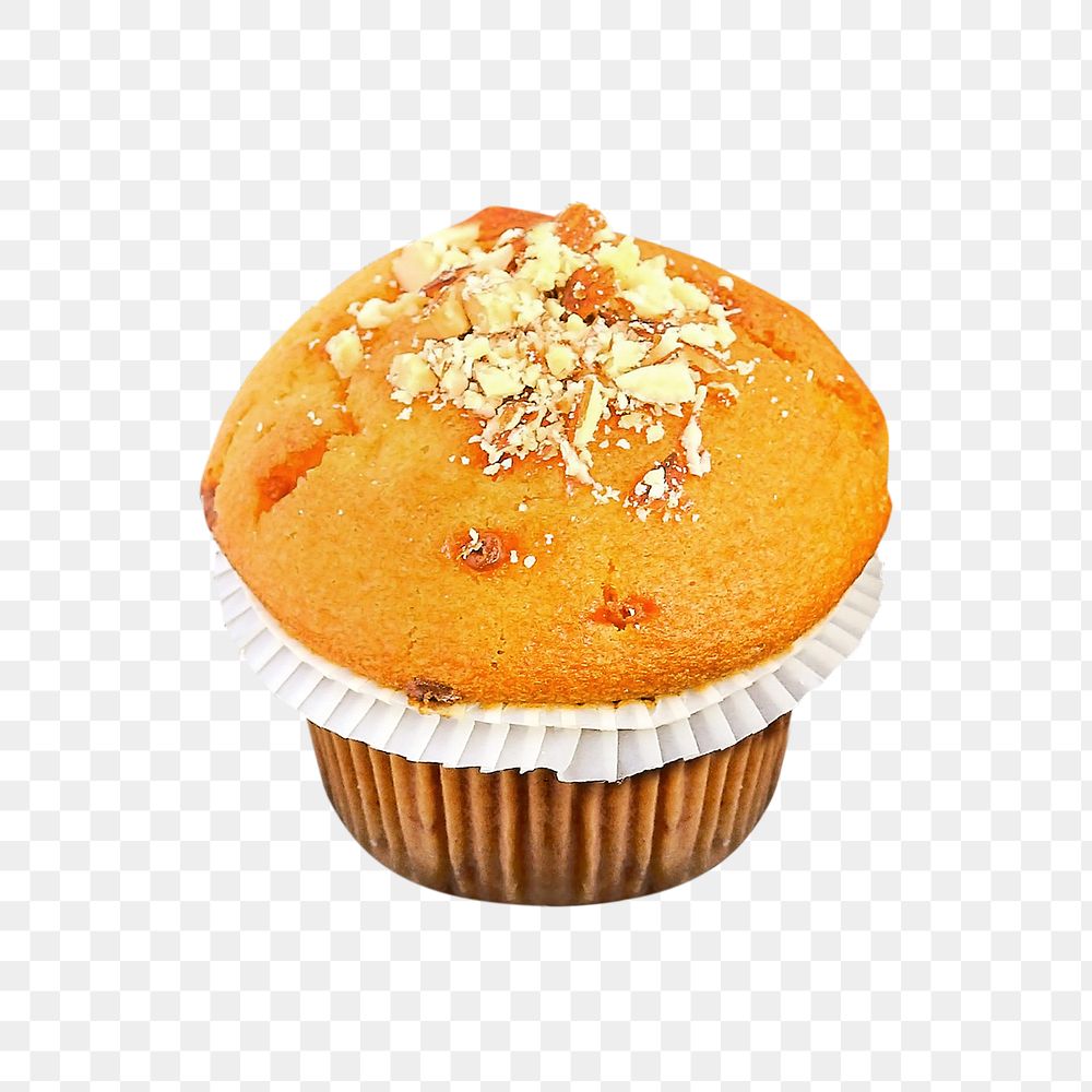 Muffin png collage element on transparent background