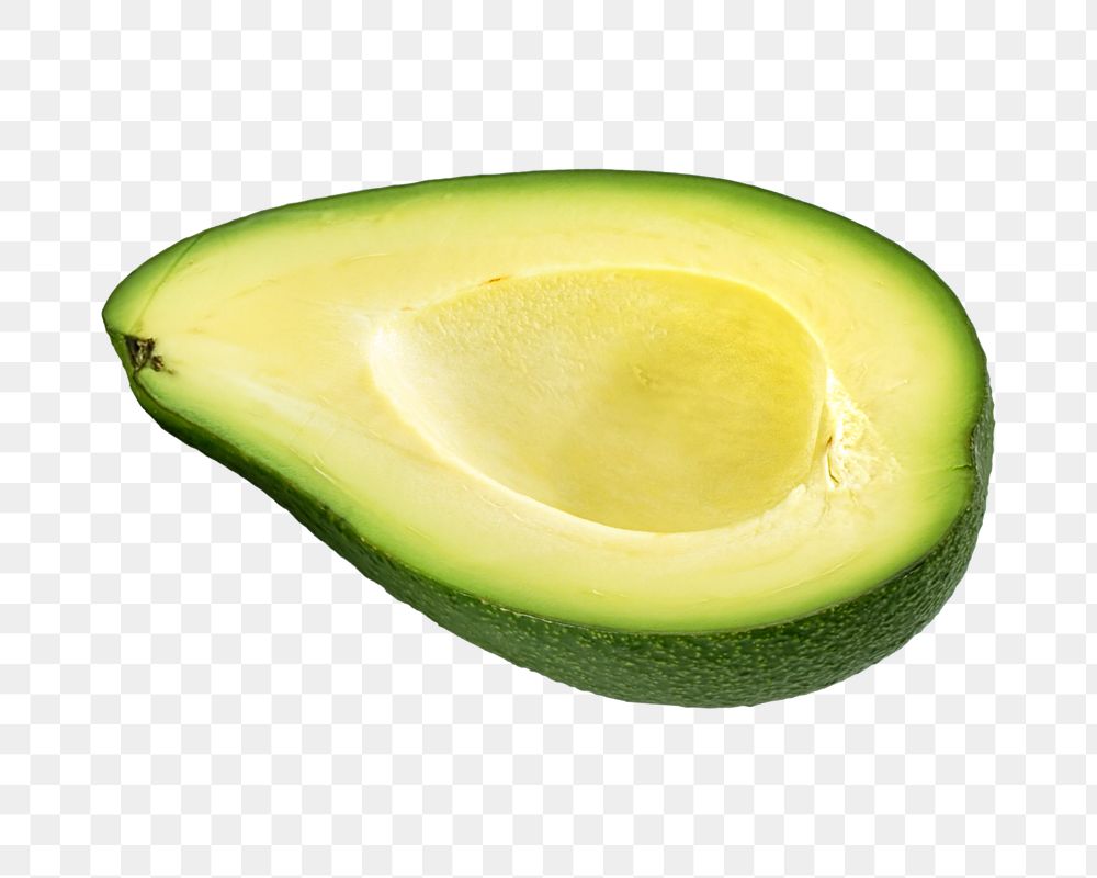 Avocado png collage element, transparent background