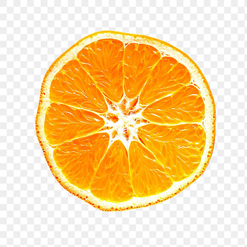 Png orange, transparent background