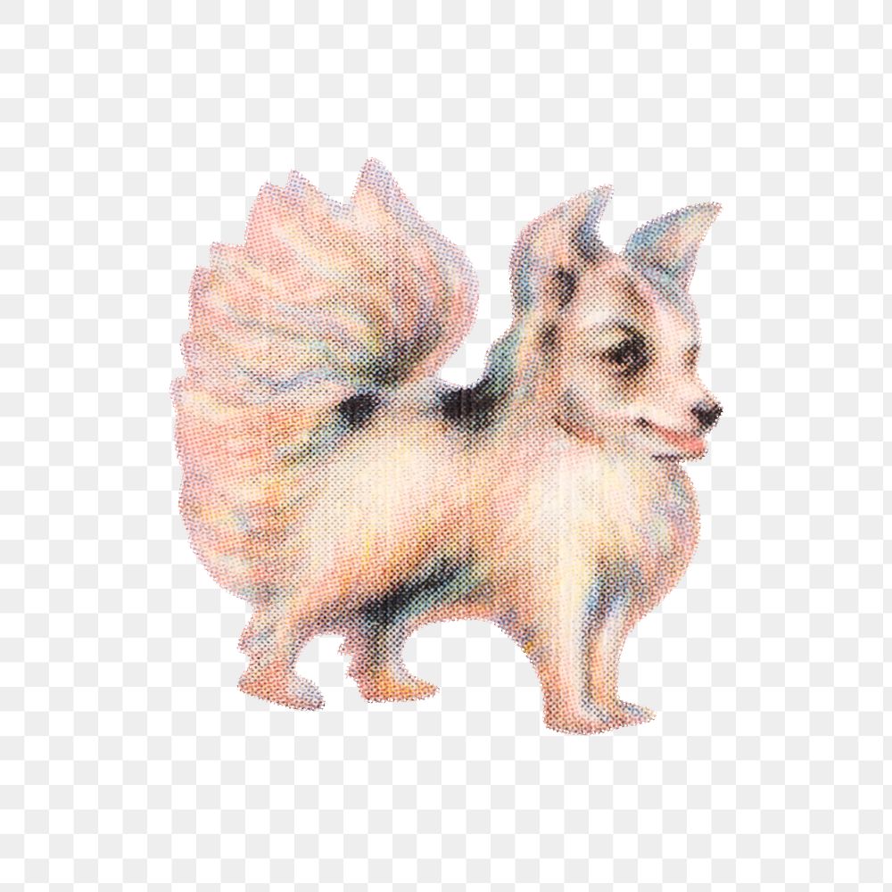 PNG Cute dog illustration transparent background. Remixed by rawpixel.