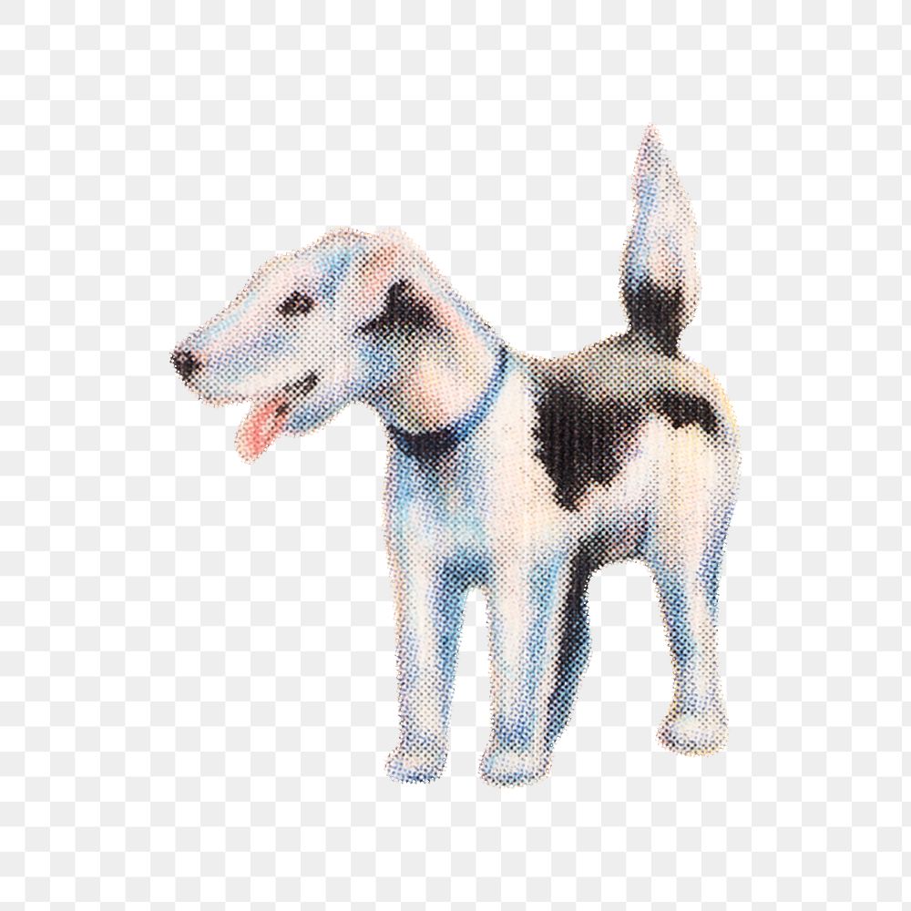 PNG Cute dog illustration transparent background. Remixed by rawpixel.