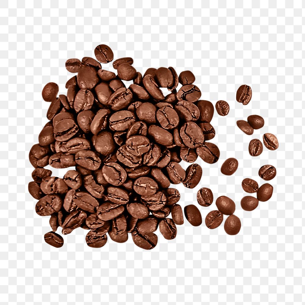 Coffee beans png, transparent background