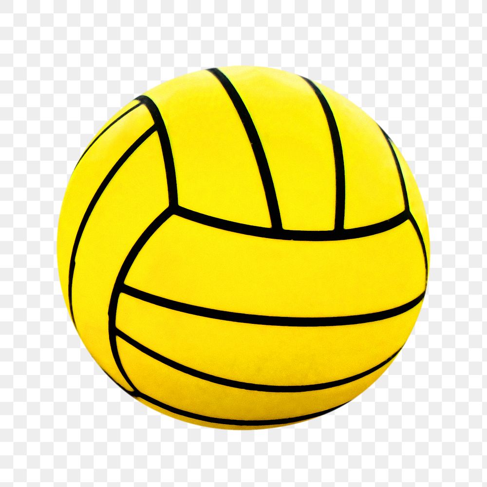 Volleyball png collage element, transparent background