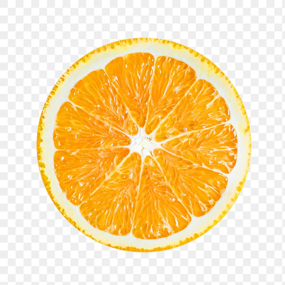 PNG orange slice, collage element, transparent background