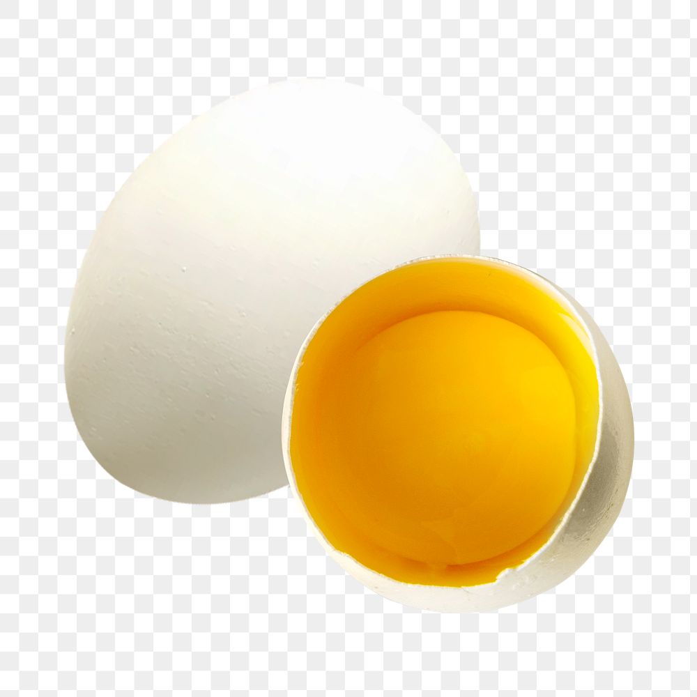 Egg png collage element, transparent background