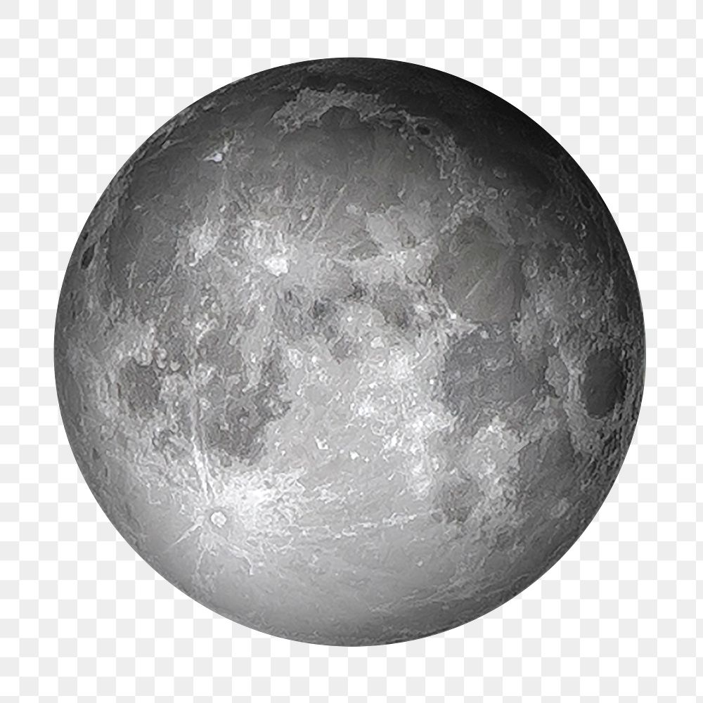 Full moon night png astronomy, transparent background