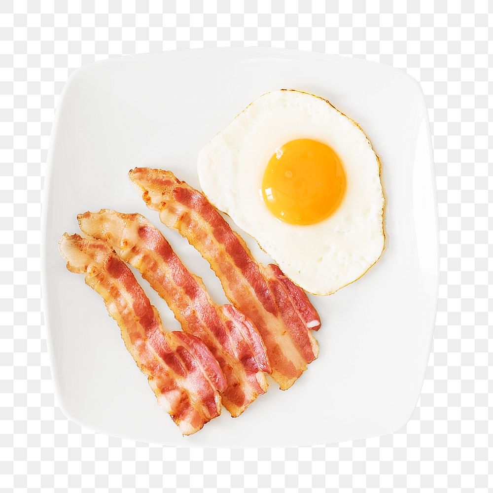 Easy breakfast png, food element, transparent background