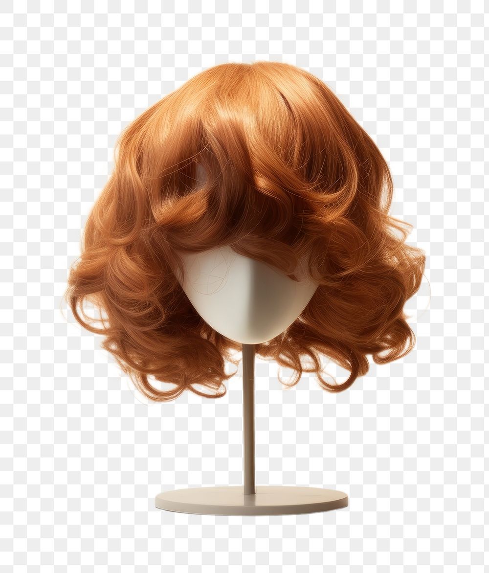 PNG Wig hairstyle portrait headshot. AI generated Image by rawpixel.