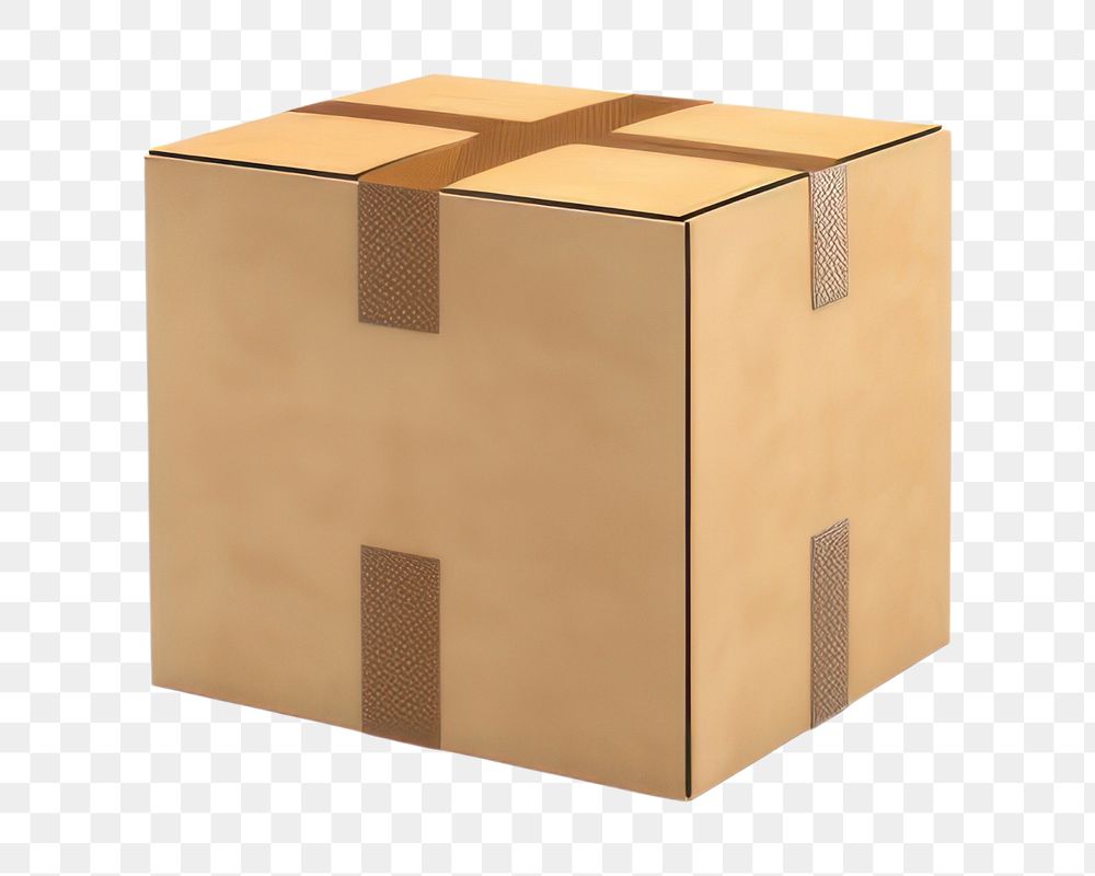 PNG Cardboard boxes white background delivering container. AI generated Image by rawpixel.