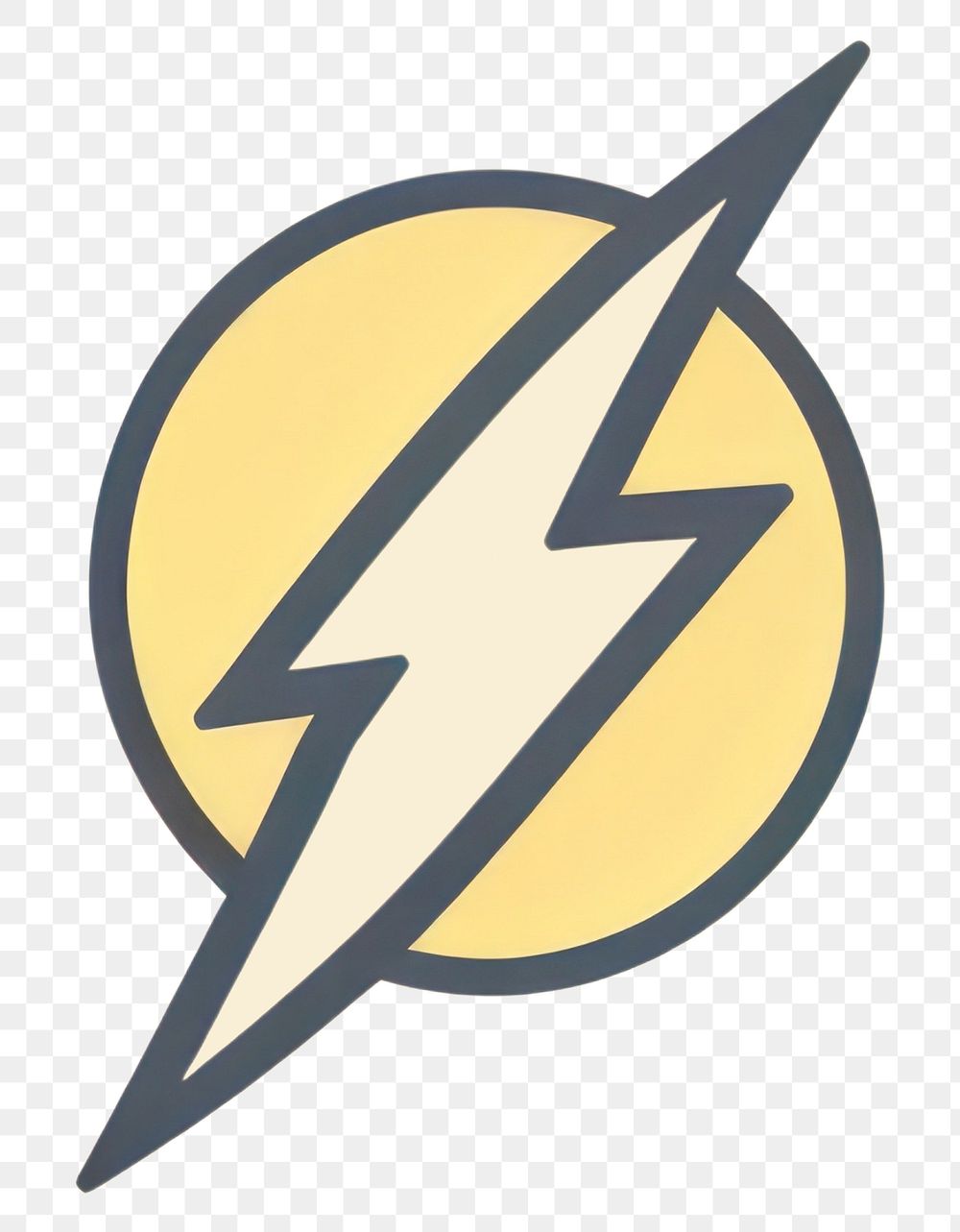 PNG Lightning sign logo symbol line. AI generated Image by rawpixel.
