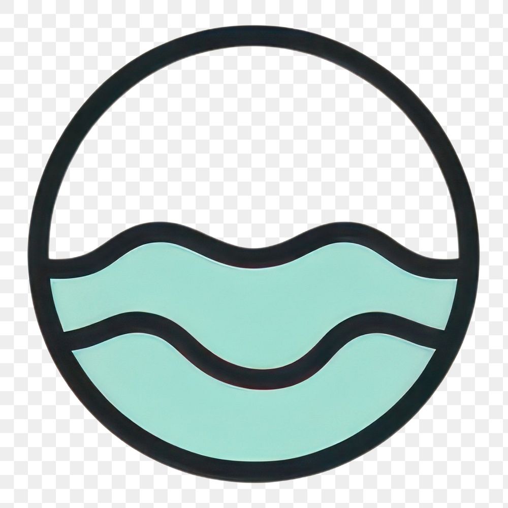 PNG Water logo line cartoon. AI generated Image by rawpixel.