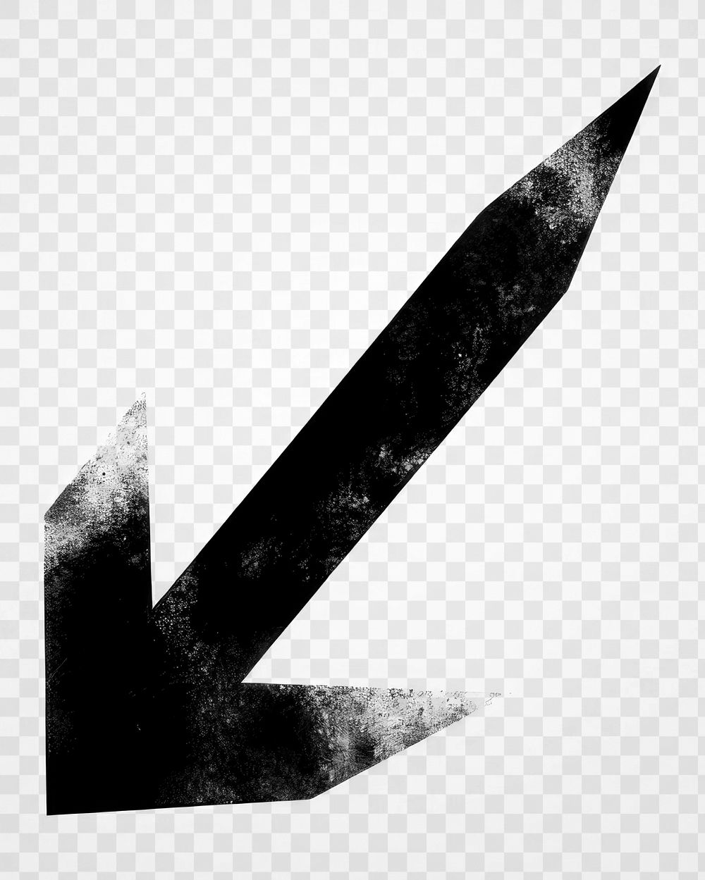 PNG Icon arrow shape black white wing. AI generated Image by rawpixel.