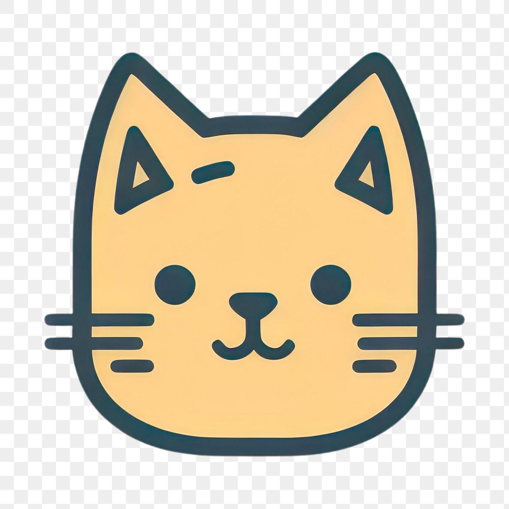 PNG Cat cartoon logo carnivora. AI generated Image by rawpixel.