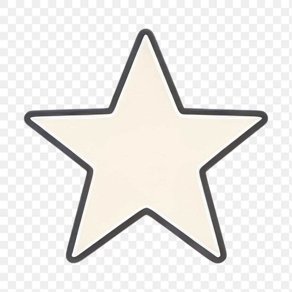 PNG Star symbol star white background. AI generated Image by rawpixel.
