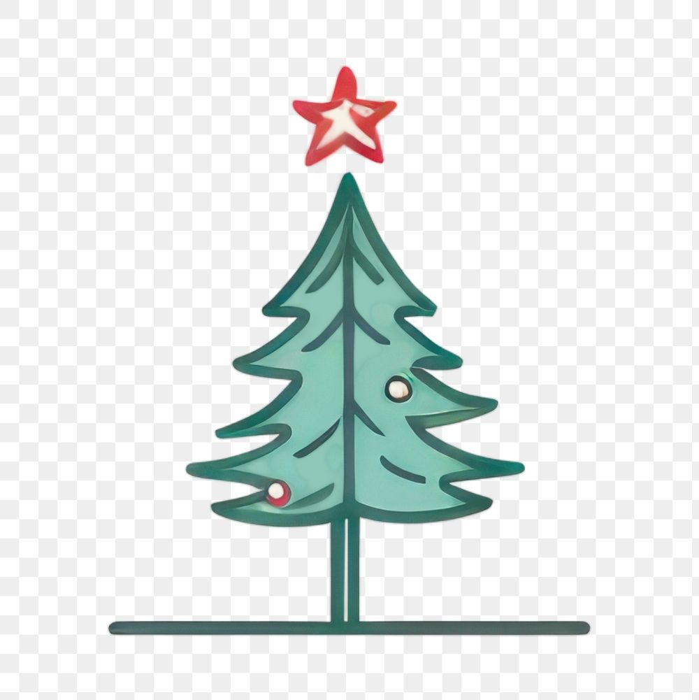 PNG Christmas sketch plant tree. AI generated Image by rawpixel.