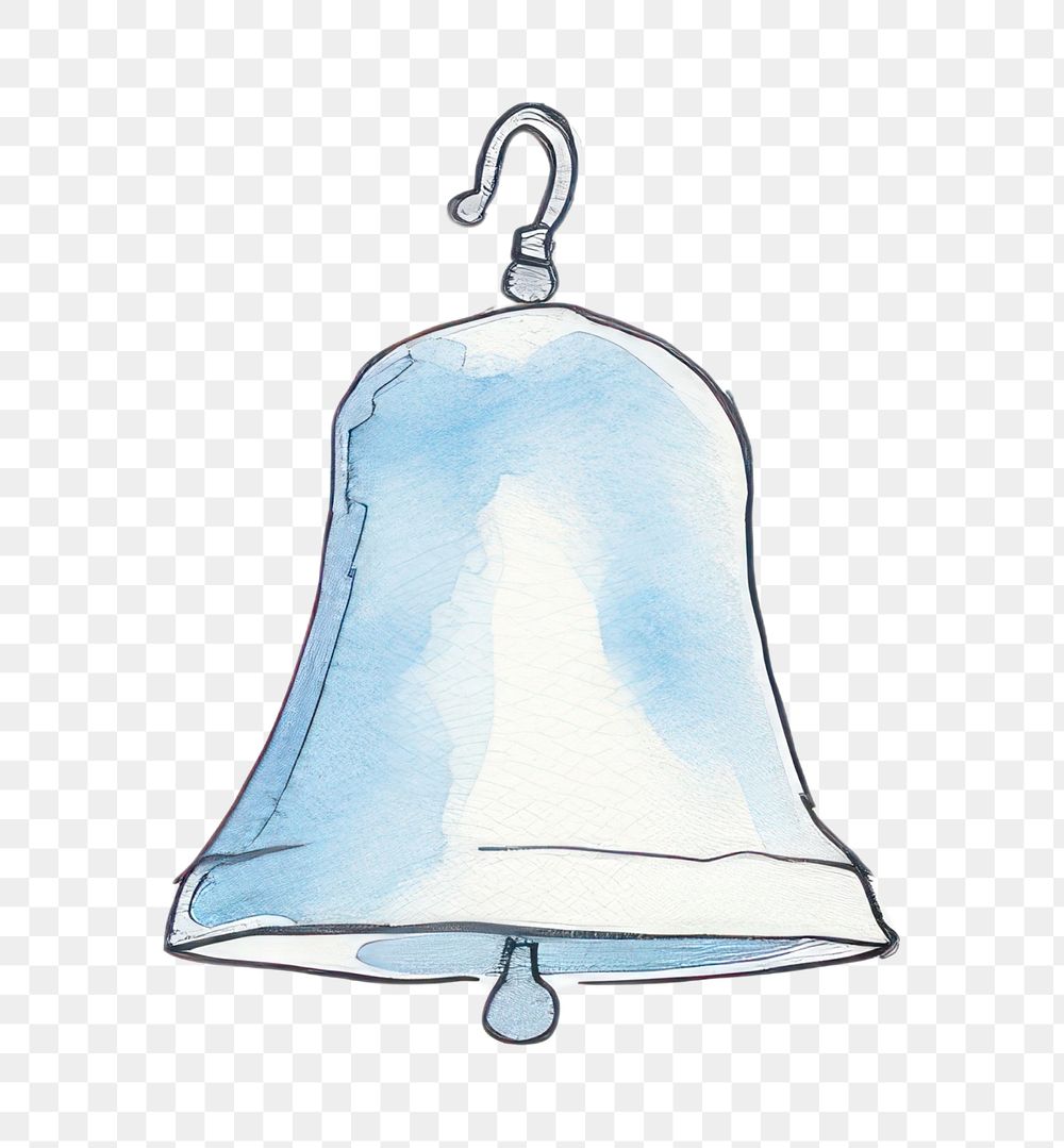 PNG Bell white background lighting hanging. AI generated Image by rawpixel.