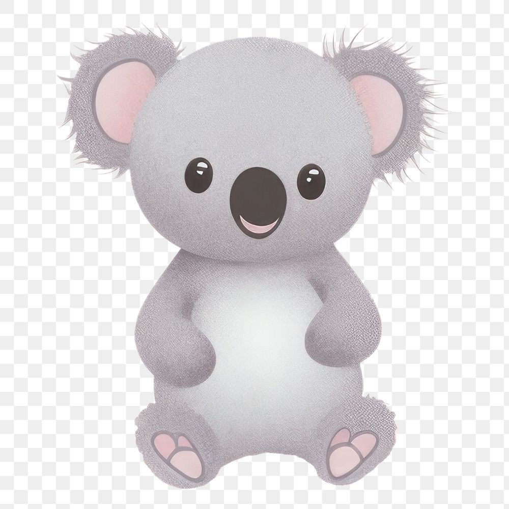 PNG Cute background backgrounds cartoon koala. AI generated Image by rawpixel.