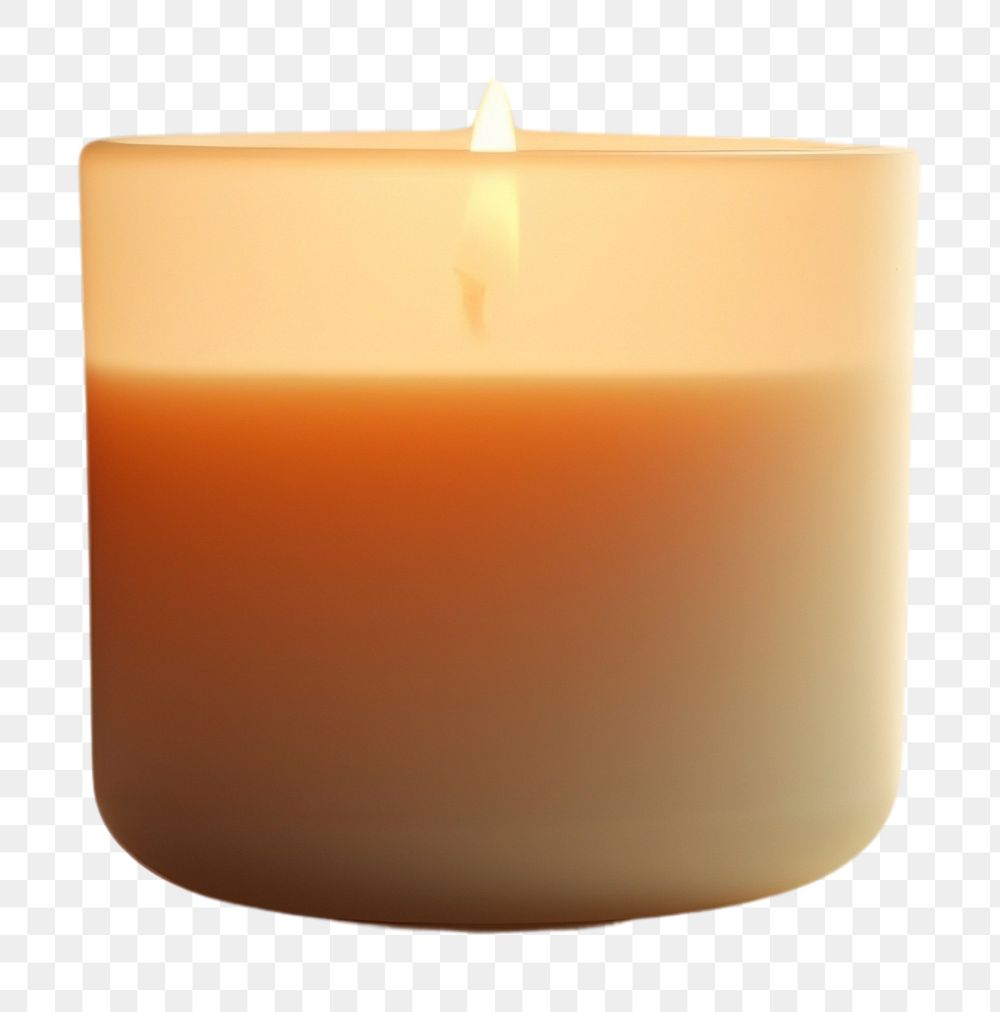 PNG Large candle burns product illuminated simplicity lighting.
