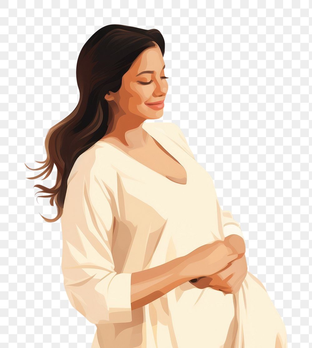 PNG Illustration of woman pregnant photography portrait female.