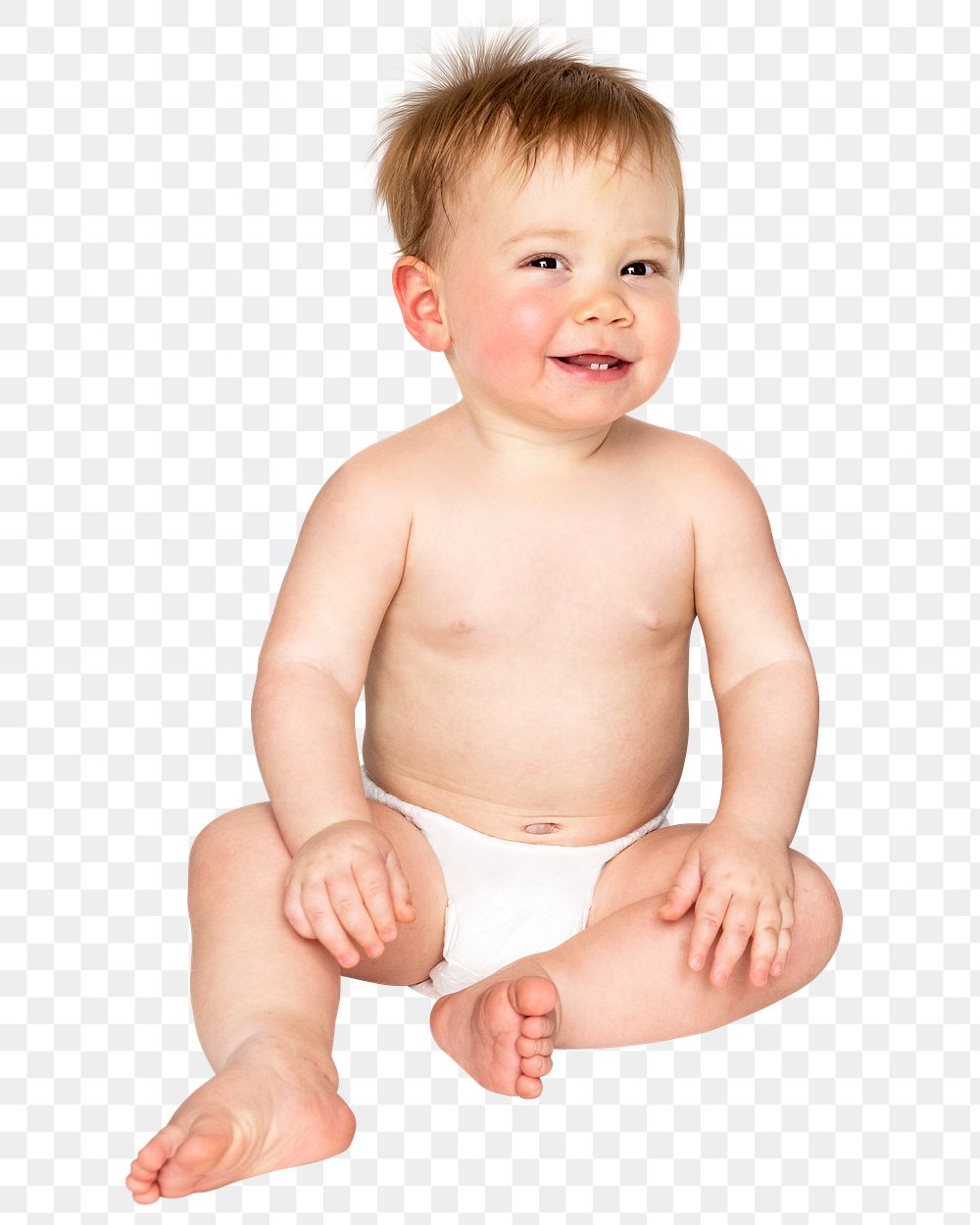 Baby png sticker, transparent background