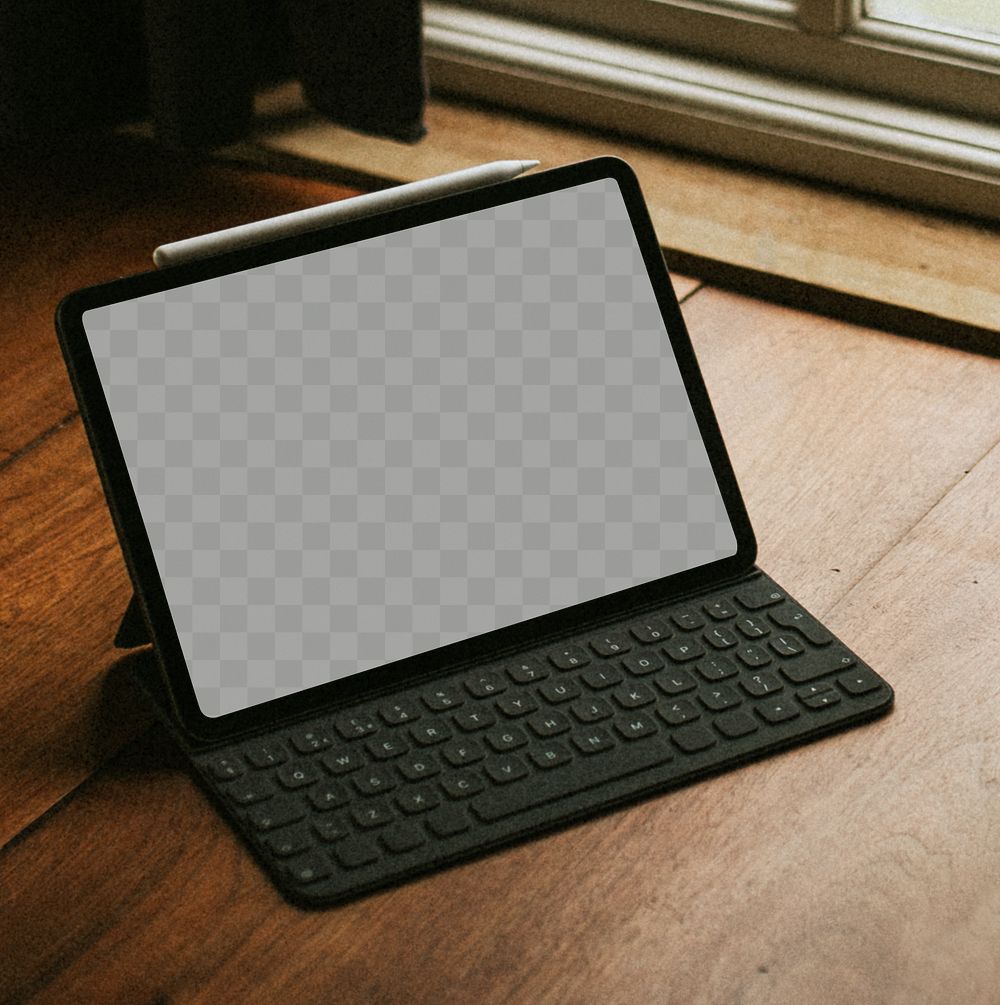 Digital tablet png screen mockup transparent