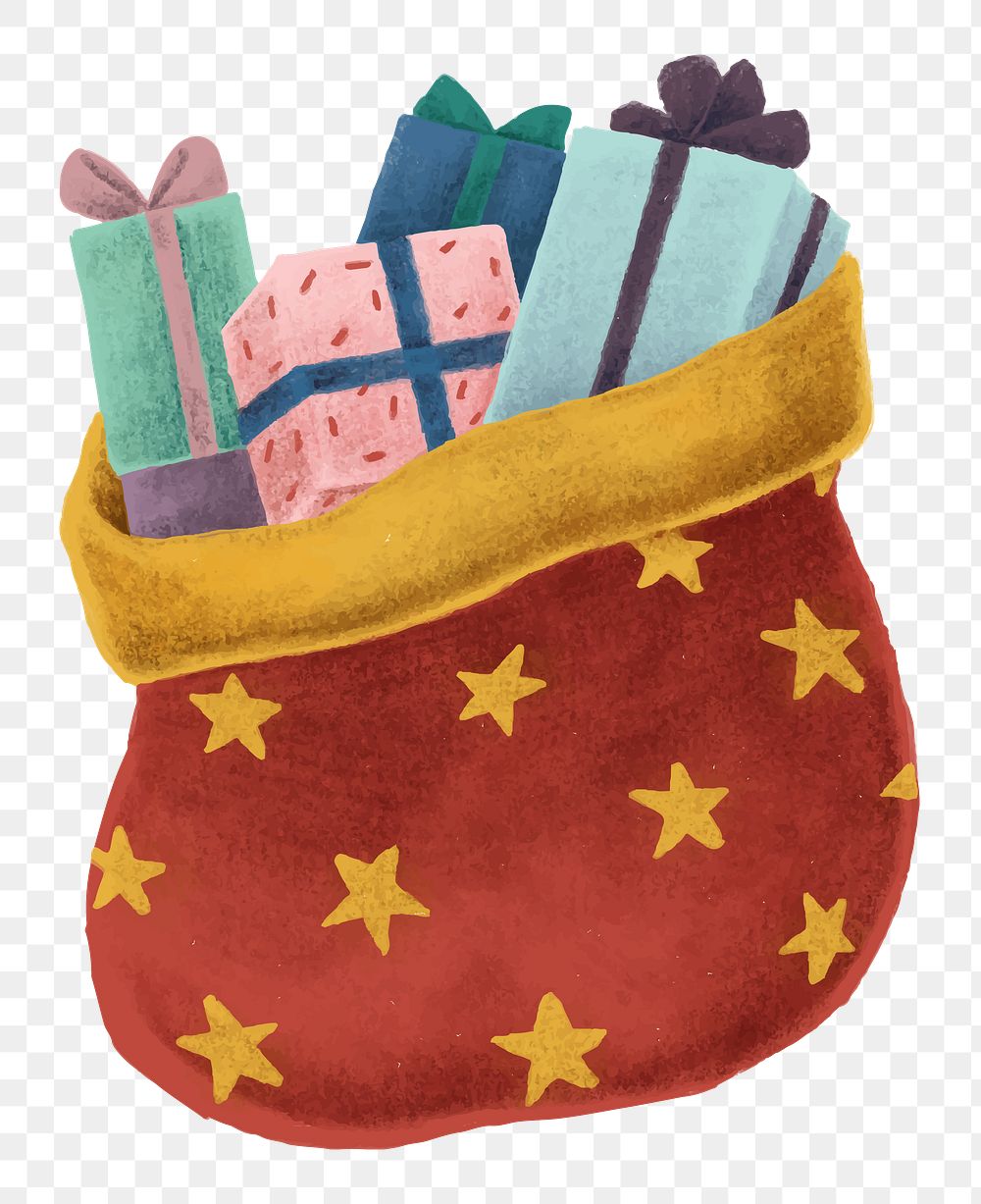 Christmas present png sticker drawing