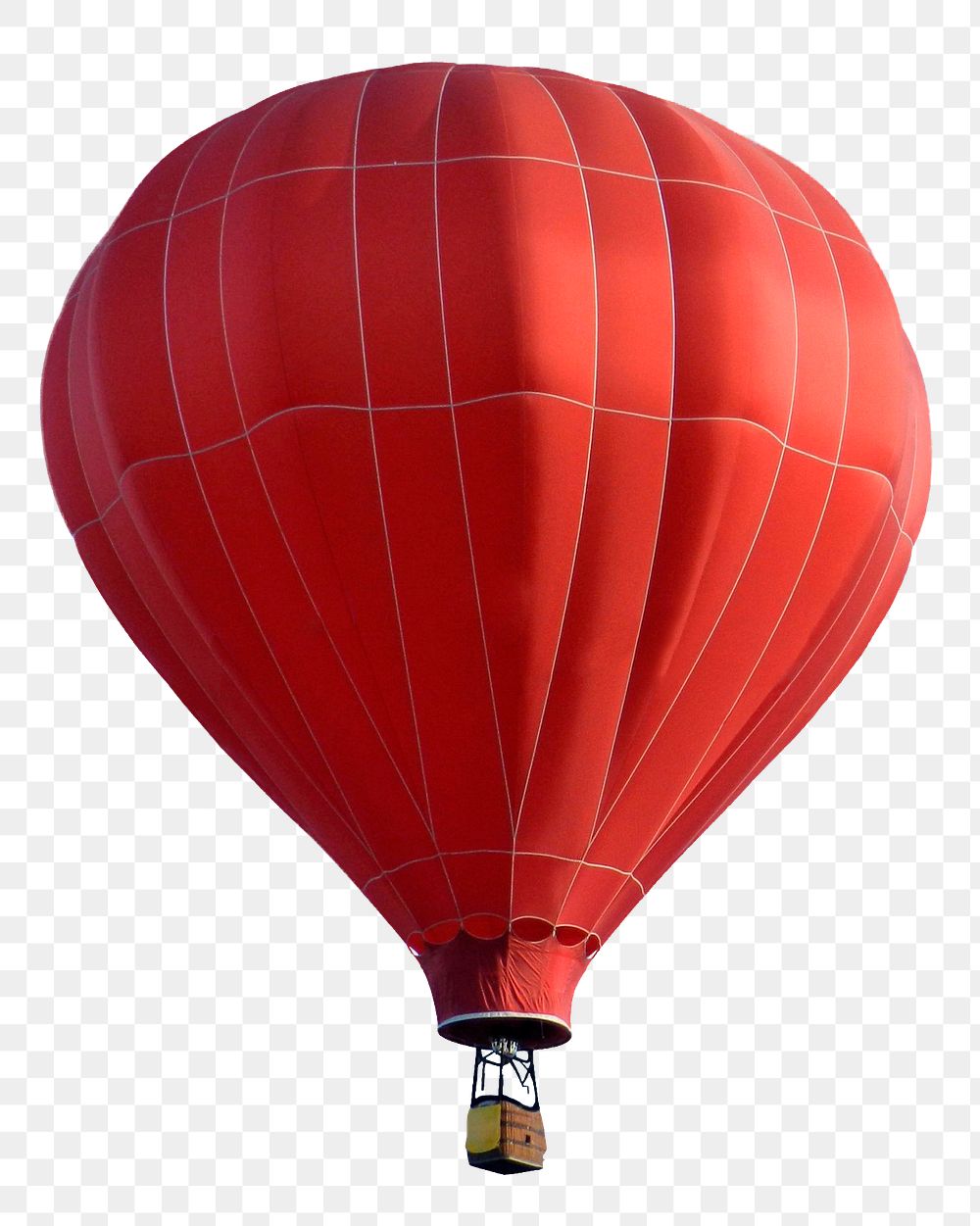 Hot air balloon png clipart, adventurous travel transportation, transparent background