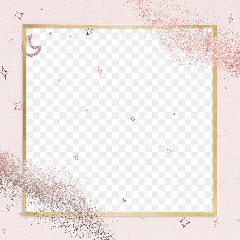 Shimmery border png festive pink | Free PNG - rawpixel