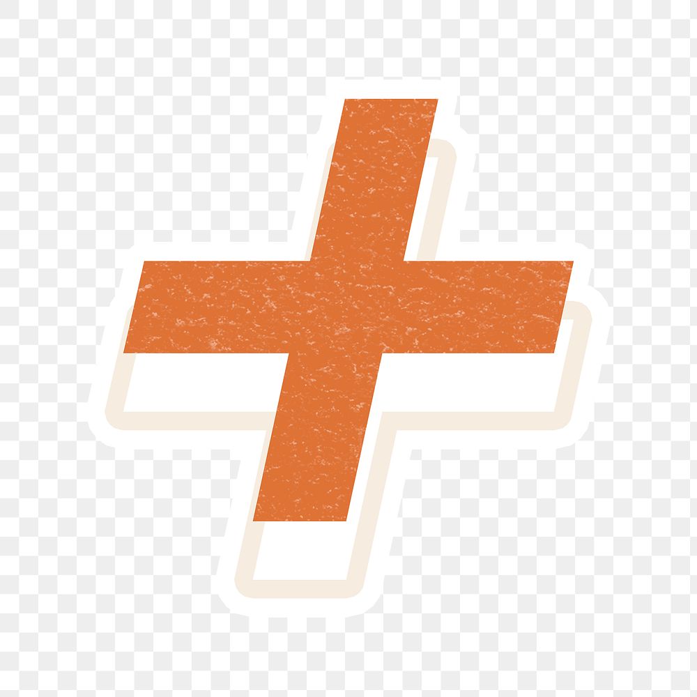 Math plus sign png lettering | Free PNG Sticker - rawpixel