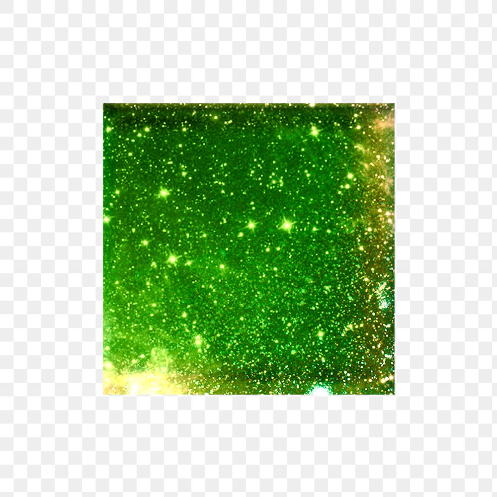 Full stop png galaxy effect green punctuation mark
