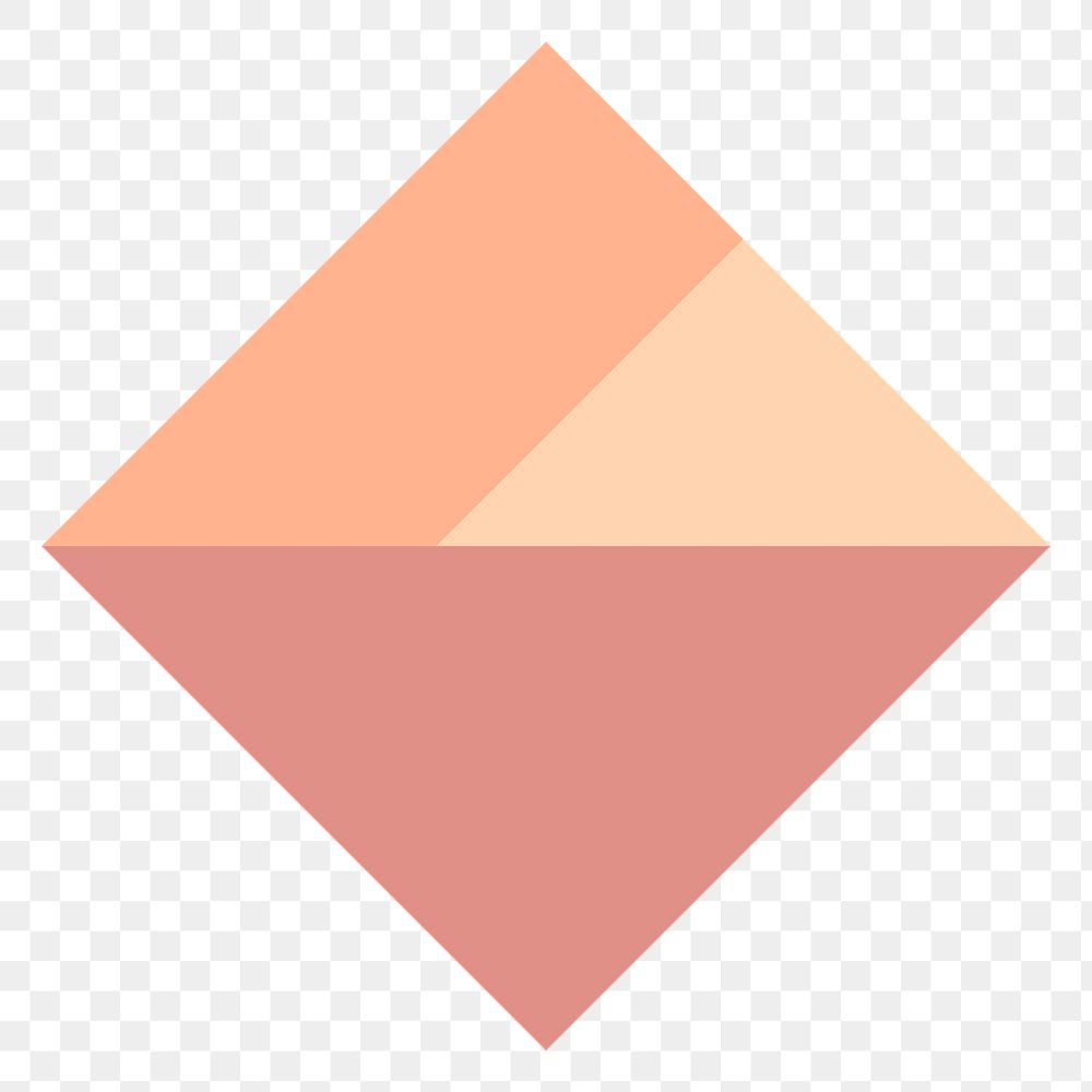 PNG retrofuturism sunset iceberg geometric sticker