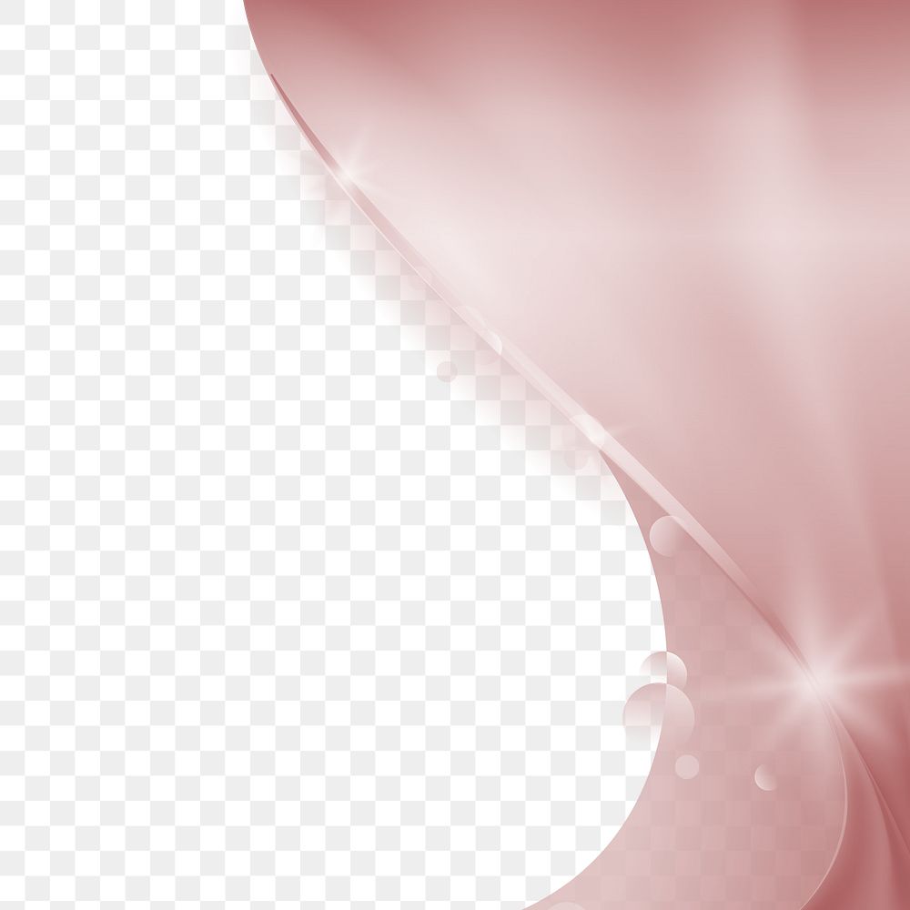 Png dusty pink border with transparent background