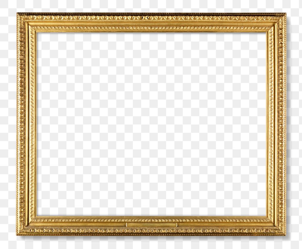 Frame png mockup, gold antique | Free PNG - rawpixel