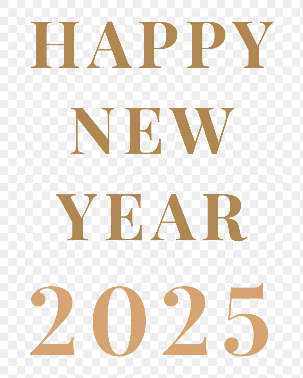 Happy new year 2025 png Free PNG rawpixel